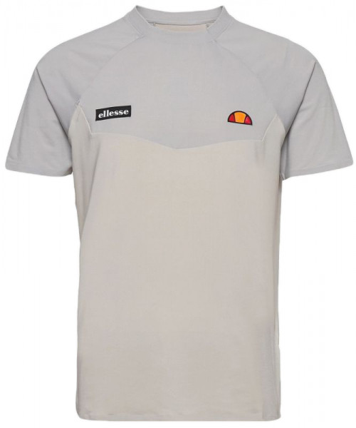Herren Tennis-T-Shirt Ellesse T-Shirt Maestro Tee - light grey