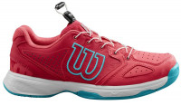 Teniso batai jaunimui Wilson Kaos QL Junior - paradise pink/white/peacok blue Teniso batai jaunimui Wilson Kaos QL Junior - paradise pink/white/peacok blue