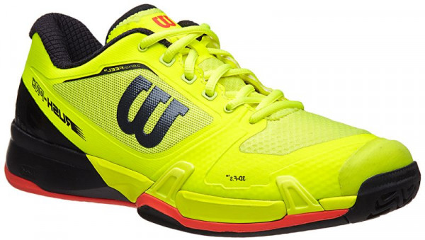  Wilson Rush Pro 2.5 - safety yellow/black/fiery coral