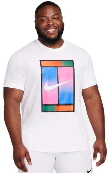 Meeste T-särk Nike Court Dri-Fit Tennis T-Shirt - Valge