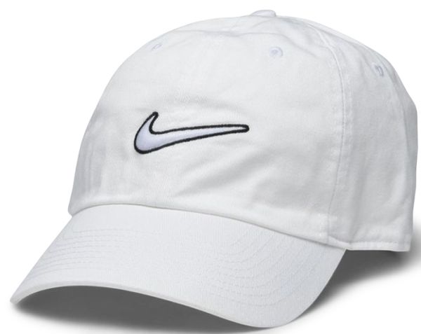 Kapa za tenis Nike H86 Essential Swoosh Cap - white/white