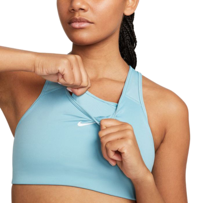 Women's bra Nike Swoosh Bra Pad W - worn blue/white, Tennis Zone