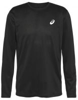 Herren Tennis-Langarm-T-Shirt Asics M LS Tee PR - performence black