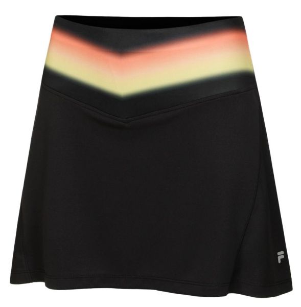 Ženska teniska suknja Fila Australian Open Freya Skort - black/sunset