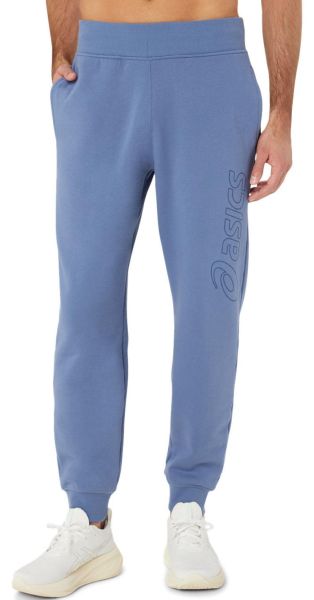 Męskie spodnie tenisowe Asics Logo Sweatpant - denim blue/thunder blue