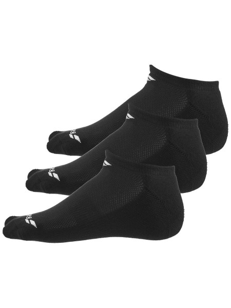 Čarape za tenis Babolat Invisible 3 Pairs Pack Socks - black/black
