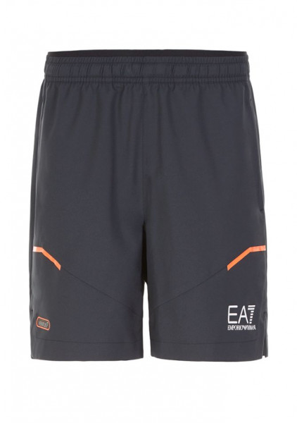 Męskie spodenki tenisowe EA7 Man Woven Shorts - night blue