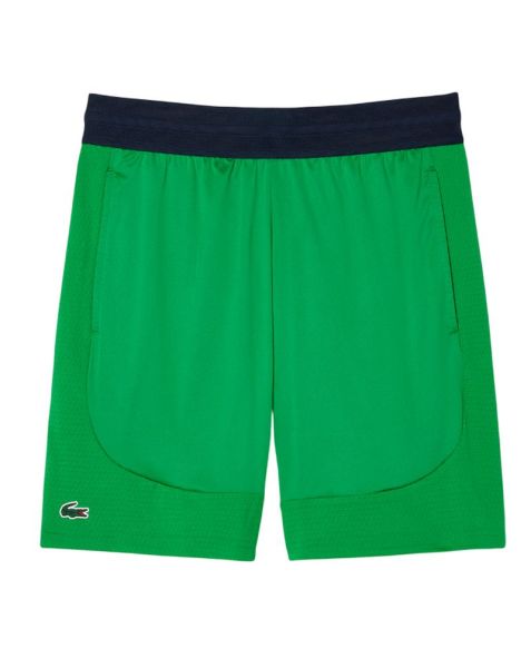 Herren Tennisshorts Lacoste Ultra Dry Stretch Tennis - Grün