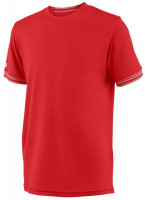 Boys' t-shirt Wilson Team Solid Crew - wilson red