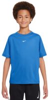 Boys' t-shirt Nike Kids Dri-Fit Multi+ Training Top - light photo blue/white