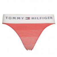 Trumpikės Tommy Hilfiger Bikini 1P - seamless stripe/primary red
