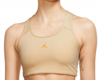 Topp Nike Jordan Jumpman Women's Medium Support Pad Sports Bra - white onyx/light curry