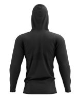 Tenisa džemperis vīriešiem Compressport 3D Thermo Seamless Hoodie Zip - black Tenisa džemperis vīriešiem Compressport 3D Thermo Seamless Hoodie Zip - black