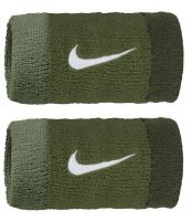 Tennise randmepael Nike Swoosh Double-Wide Wristbands - oil green/medium olive/cargo khak