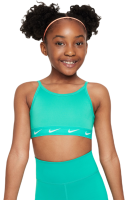 Stanik dziewczęcy Nike Girls Swoosh Sports Bra - playful pink/white