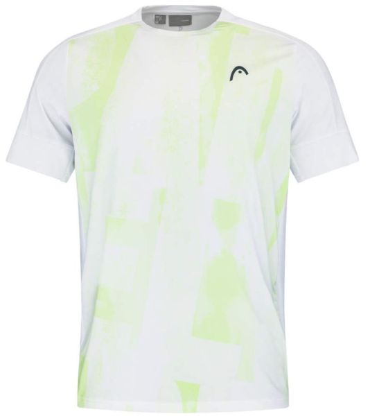 Teniso marškinėliai vyrams Head Padel Tech T-Shirt - padel print/light green