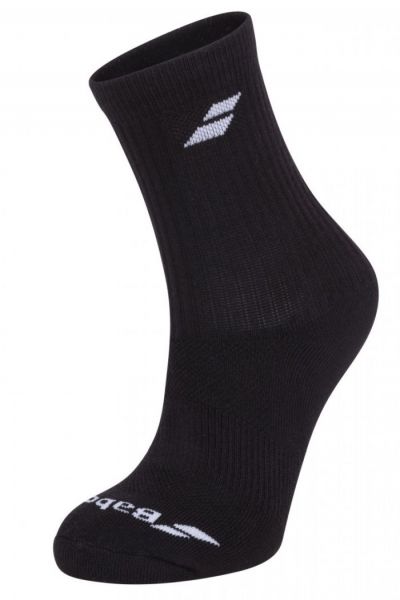  Babolat 3 Pairs Pack Socks Junior - black