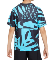 Marškinėliai berniukams Nike Dri-Fit Multi+ T-Shirt - baltic blue/white Marškinėliai berniukams Nike Dri-Fit Multi+ T-Shirt - baltic blue/white
