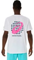 Męski t-shirt Asics Padel Court Graphic Short Sleeve Top - Biały Męski t-shirt Asics Padel Court Graphic Short Sleeve Top - Biały