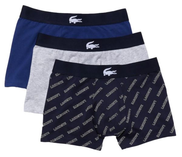 Herren Boxershorts Lacoste Stretch Cotton Short Boxers 3P - Mehrfarbig