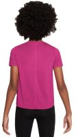 Lány póló Nike Dri-Fit One Short Sleeve Top GX - fireberry/white Lány póló Nike Dri-Fit One Short Sleeve Top GX - fireberry/white