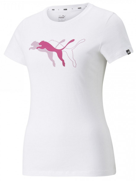 Damen T-Shirt Puma Power Tee - white