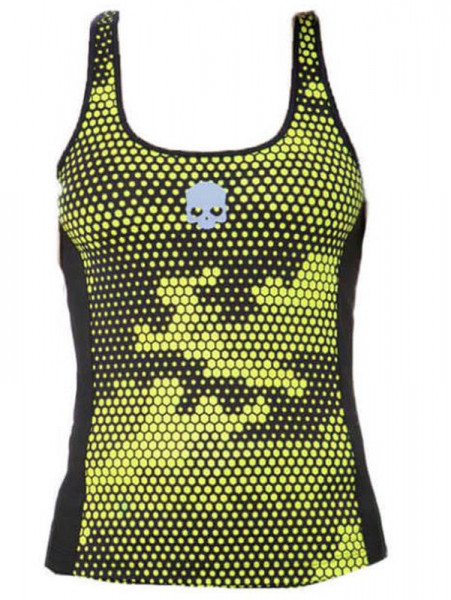 Débardeurs de tennis pour femmes Hydrogen Tech Camo Tank Top - camo fluo yellow/black