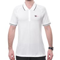 Herren Tennispoloshirt Wilson Series Seamless Polo - bright white