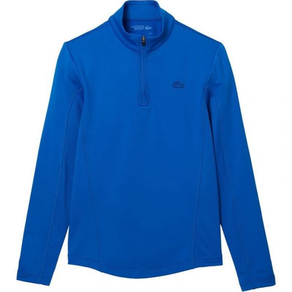 Meeste dressipluus Lacoste SPORT Zip High Neck Sweatshirt - blue