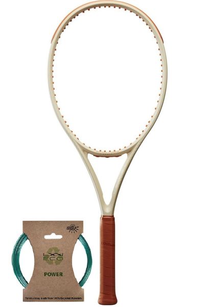 Tennis racket Wilson Clash 100 V2 Roland Garros 2024 + string