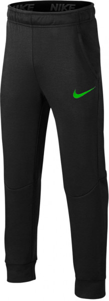  Nike Boys Dry Pant Taper FLC - black/lime blast
