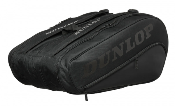 Tennistasche Dunlop Team 12 Tennis Bag - black/black
