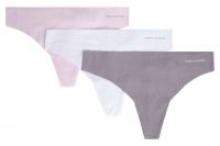 Kalhotky Tommy Hilfiger Thong 3P - white/sublunar/light pink