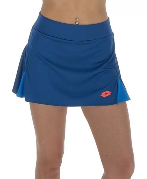 Damen Tennisrock Lotto Tech II D2 Skirt - Blau