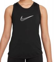 Marškinėliai mergaitėms Nike Dri-Fit One Training Tank - black/white