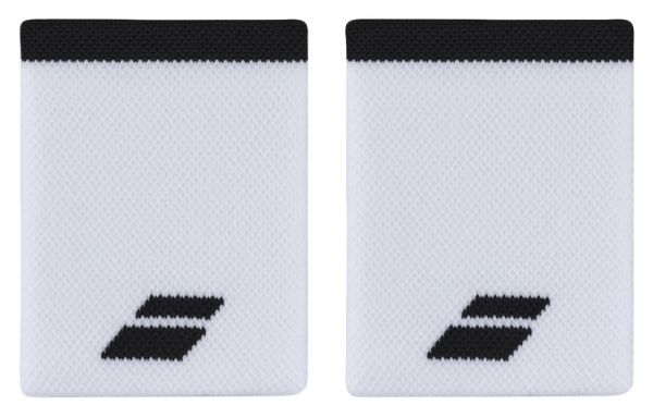 Serre-poignets de tennis Babolat Logo Jumbo Wristband - white/black