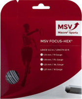 Tenisa stīgas MSV Focus Hex (12 m) - silver