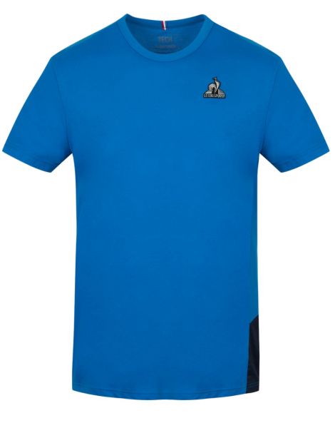 Herren Tennis-T-Shirt Le Coq Sportif Tech Tee SS No.1 M - tech blue