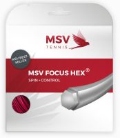 Tenisový výplet MSV Focus Hex (12 m) - red