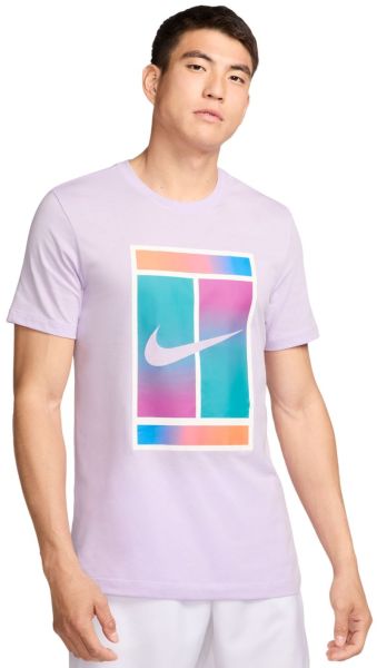 Męski T-Shirt Nike Court Dri-Fit Tennis T-Shirt - violet mist