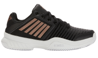 Damskie buty tenisowe K-Swiss Court Express HB - black/white/rose gold Damskie buty tenisowe K-Swiss Court Express HB - black/white/rose gold