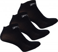 Șosete Fila invisible plain socks Mercerized cotton 3P - black