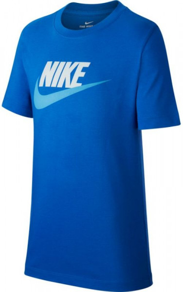  Nike Swoosh Tee Futura Icon TD - game royal/pure platinum/university blue