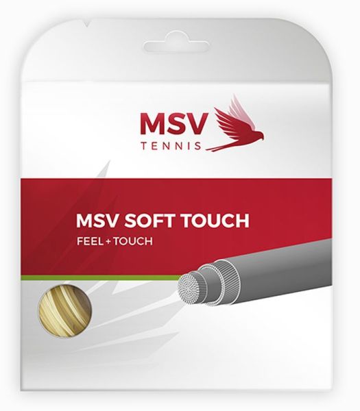 Naciąg do squasha MSV Soft Touch (12 m) - natural