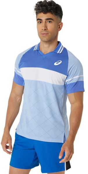 Férfi teniszpolo Asics Match Actibreeze Polo Shirt - sapphire