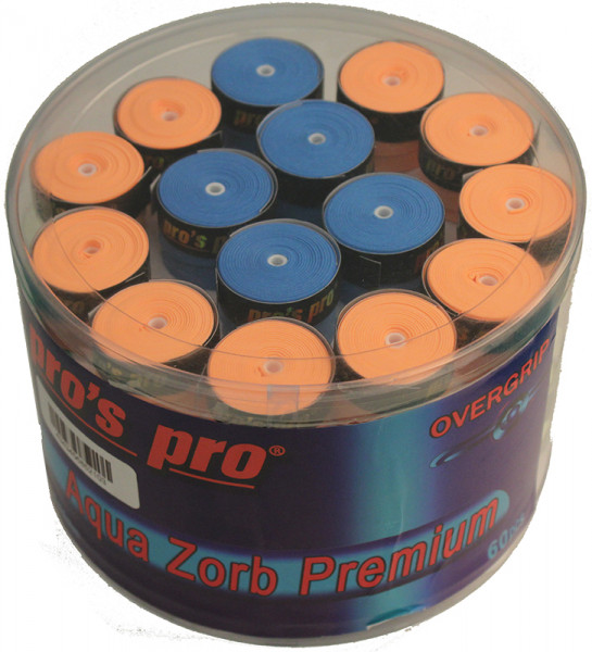 Owijki tenisowe Pro's Pro Aqua Zorb Premium 60P - color