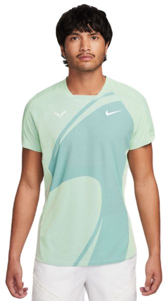 Męski T-Shirt Nike Dri-Fit Rafa Tennis Top - light photo blue/white