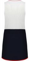 Ženska teniska haljina Le Coq Sportif Robe 22 No.1 W - optical white/black Ženska teniska haljina Le Coq Sportif Robe 22 No.1 W - optical white/black
