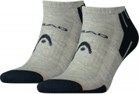 Socks Head Performance Sneaker 2P - middle grey melange/blue