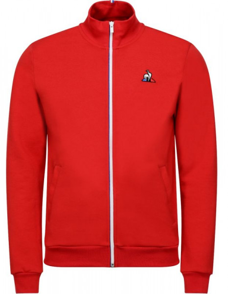 Herren Tennissweatshirt Le Coq Sportif ESS FZ Sweat No.2 M - pur rouge
